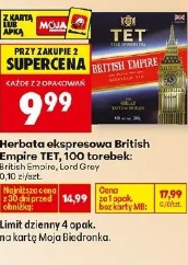 Herbata ekspresowa British Empire TET