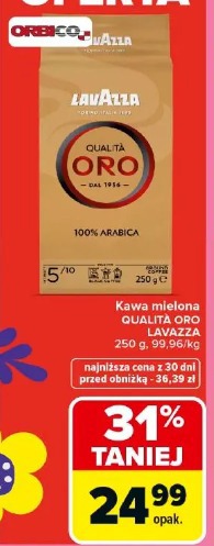 Kawa mielona QUALITÀ ORO LAVAZZA
