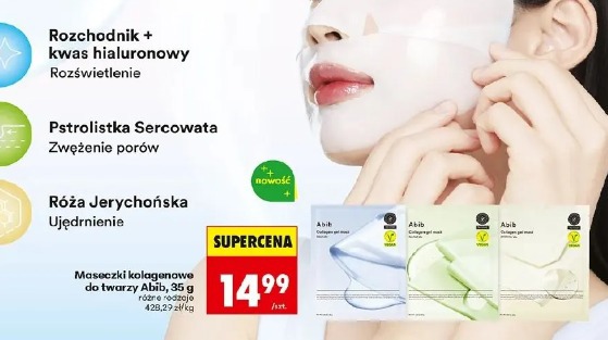 Maseczki kolagenowe do twarzy Abib