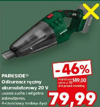 Parkside Odkurzacz ręczny akumulatorowy 20 V