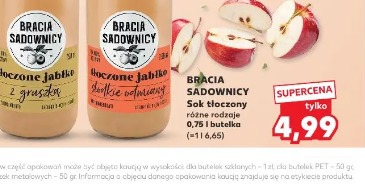 Bracia Sadownicy Tłoczone jabłko słodkie odmiany