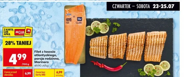 Filet z łososia atlantyckiego, porcja rodzinna Marinero