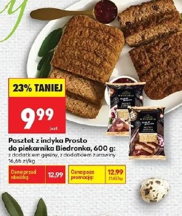 Pasztet z indyka Prosto do piekarnika Biedronka