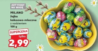 Milano Jajka kakaowo-mleczne z nadzieniem