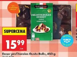 Deser profiteroles Gusto Bello