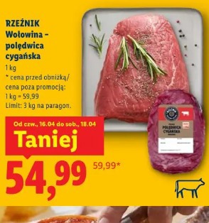 Rzeźnik Wołowina - polędwica cygańska