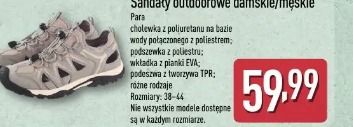 Adventuridge Sandały outdoorowe damskie/męskie