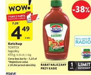 Ketchup Tortex łagodny