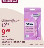 Isana, maszynki do golenia dla kobiet