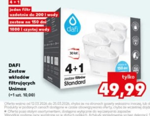 Dafi Zestaw wkładów filtrujących Unimax