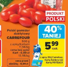 Polski pomidor daktylowy Carrefour