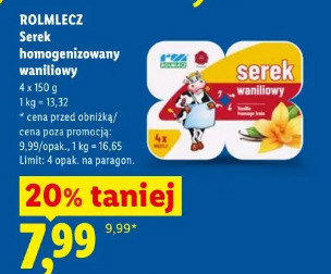 Rolmlecz serek homogenizowany waniliowy
