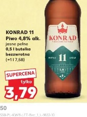 Konrad 11 piwo 4,8% alk. jasne pełne