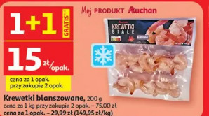 Krewetki blanszowane Auchan