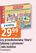 Gry przedszkolaka 10w1/Zabawy z pisem/Ciało ludzkie Clementoni