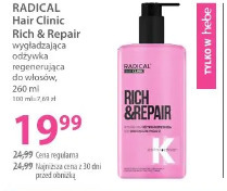 Radical Hair Clinic Rich & Repair wygładzająca odżywka regenerująca do włosów