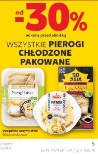 Pierogi chłodzone pakowane