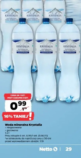 Woda mineralna Krystalia