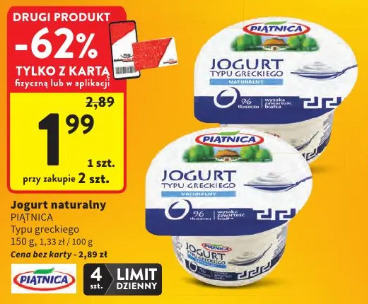 Jogurt naturalny typu greckiego Piątnica