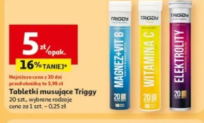 Tabletki musujące Triggy magnez+wit b, witamina c, elektrolity