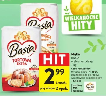 Mąka Basia tortowa extra