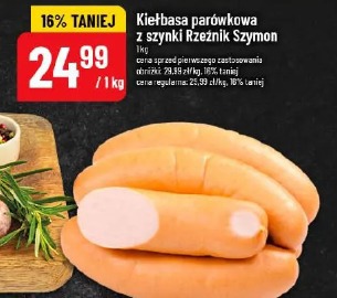 Kiełbasa parówkowa z szynki Rzeźnik Szymon