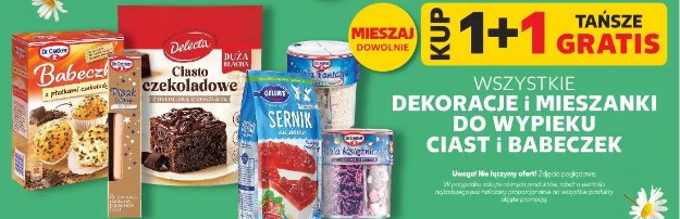 Wszystkie dekoracje i mieszanki do wypieku ciast i babeczek