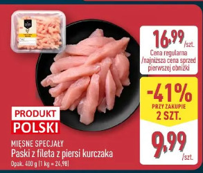 Mięsne Specjały Paski z fileta z piersi kurczaka