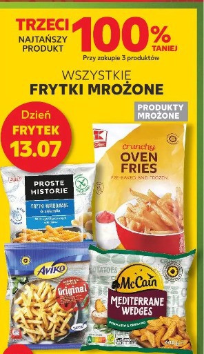Wszystkie frytki mrożone