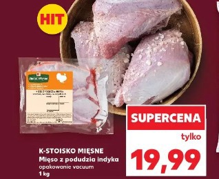 K-STOISKO MIĘSNE Mięso z podudzia indyka opakowanie vacuum