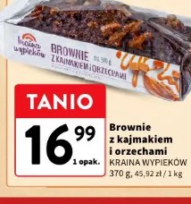 Brownie z kajmakiem i orzechami Kraina Wypieków
