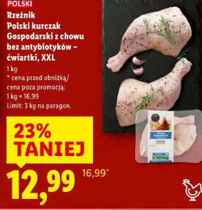 Rzeźnik Polski kurczak Gospodarski z chowu bez antybiotyków – ćwiartki, XXL