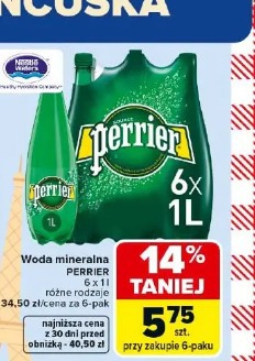 Woda mineralna Perrier