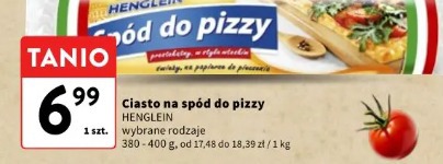 Ciasto na spód do pizzy Henglein