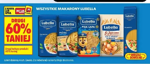 Wszystkie makarony Lubella