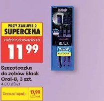 Szczoteczka do zębów Black Oral-B, 3 szt.