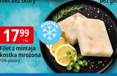 Filet z mintaja kostka mrożona