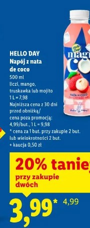 Hello Day Napój z nata de coco