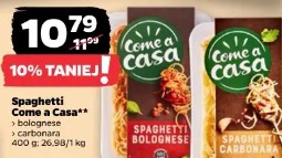 Spaghetti Come a Casa bolognese carbonara