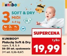 Kuniboo Soft & Dry Midi Pieluchy