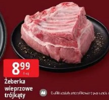 Żeberka wieprzowe trójkąty