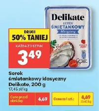 Serek śmietankowy klasyczny Delikate