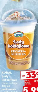 Koral Lody koktajlowe różne rodzaje