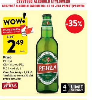 Piwo PERŁA Chmielowa Pils