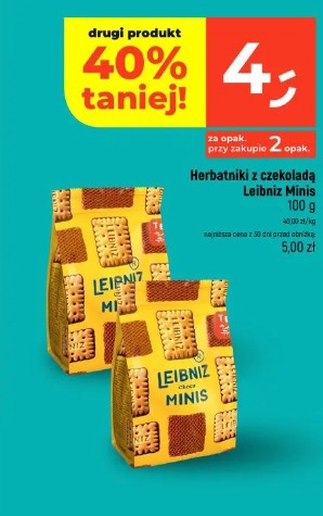 Herbatniki z czekoladą Leibniz Minis