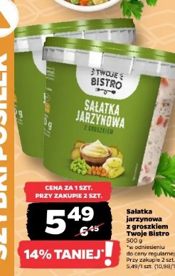 Sałatka jarzynowa z groszkiem Twoje Bistro