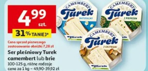 Ser pleśniowy Turek camembert lub brie