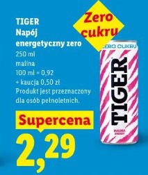 Tiger Napój energetyczny zero