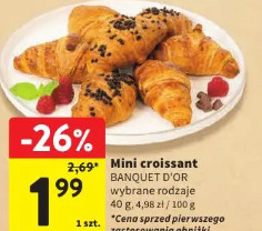 Mini croissant Banquet d'Or