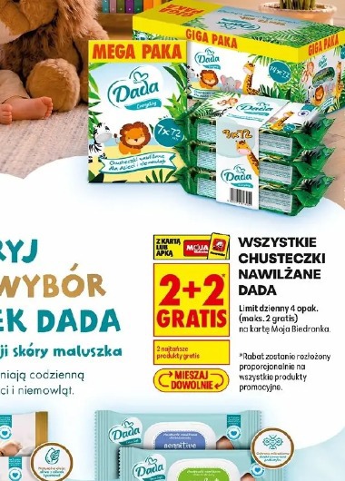 Wszystkie chusteczki nawilżane Dada